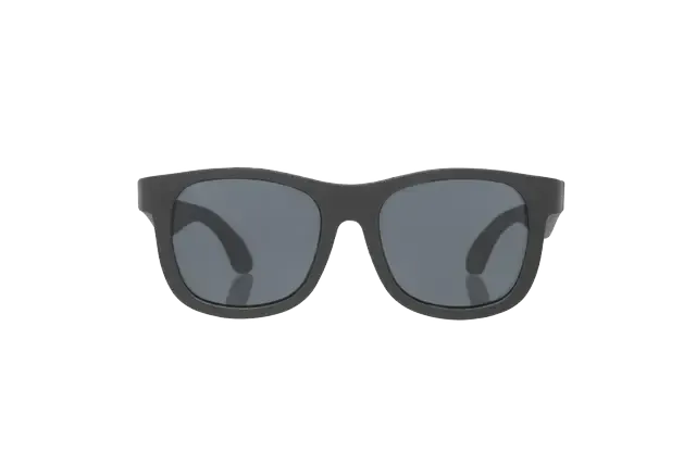 Jet Black Navigator Kids Sunglasses