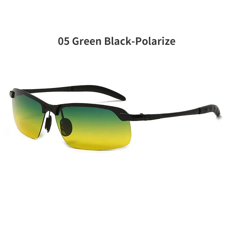 jf Photochromic Sunglasses Men Polarized Driving Chameleon Glasses Male Change Color Sun Glasses Day Night Vision Driver's Eyewear