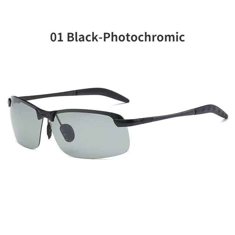 jf Photochromic Sunglasses Men Polarized Driving Chameleon Glasses Male Change Color Sun Glasses Day Night Vision Driver's Eyewear