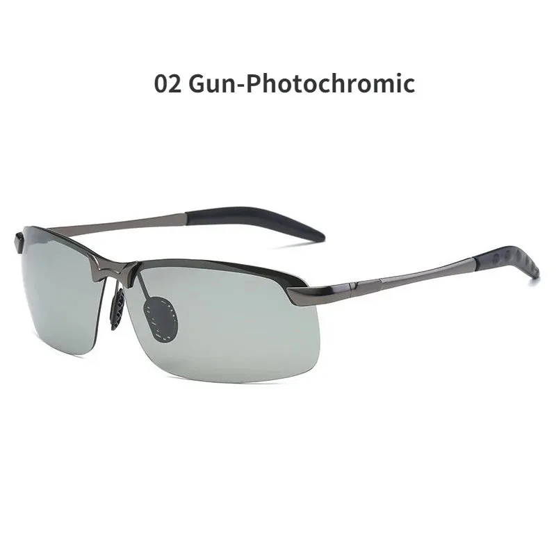 jf Photochromic Sunglasses Men Polarized Driving Chameleon Glasses Male Change Color Sun Glasses Day Night Vision Driver's Eyewear