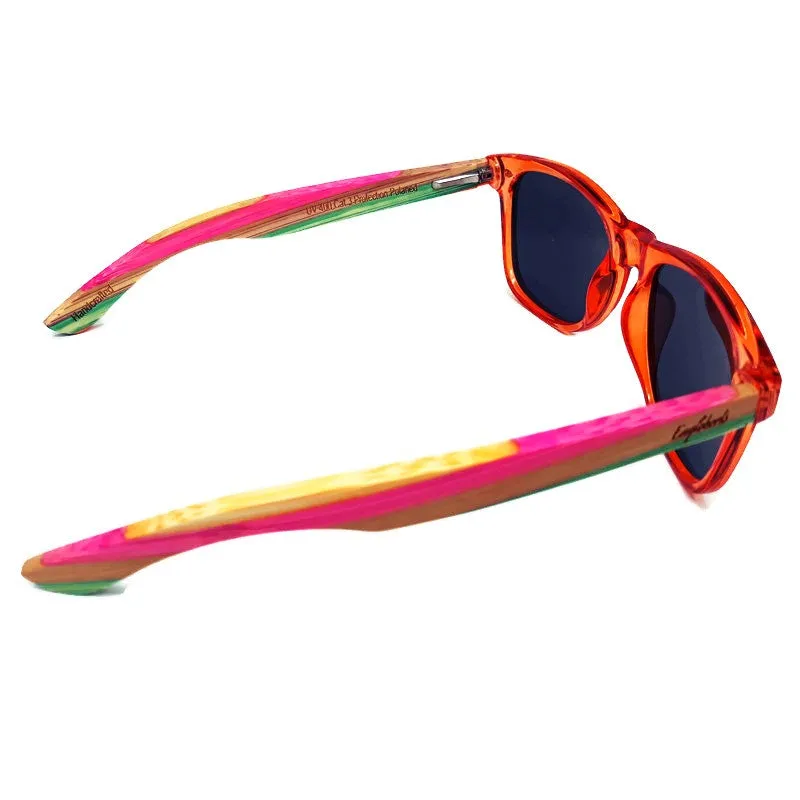 Juicy Fruit Bamboo Polarized Sunglasses