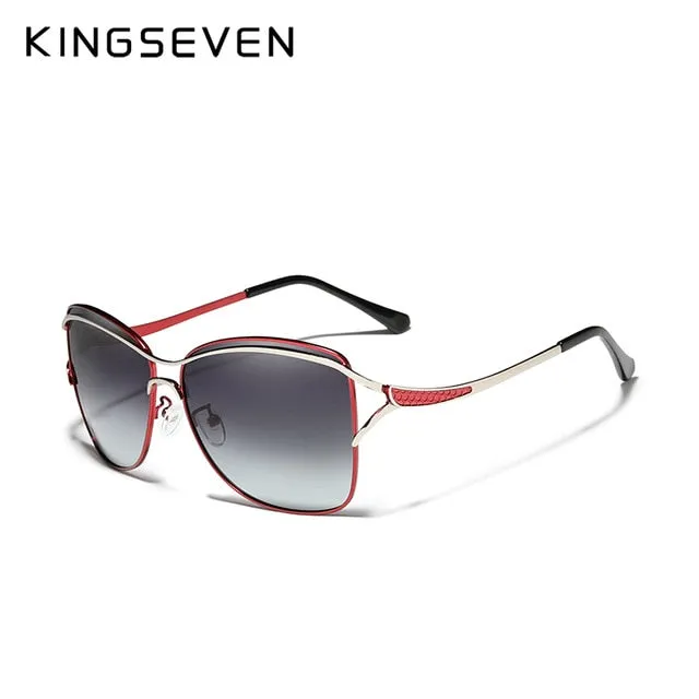 Kingseven Women's Sunglasses Polarized Luxury Gradient Lens N-7017