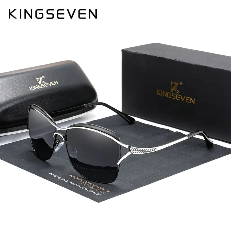 Kingseven Women's Sunglasses Polarized Luxury Gradient Lens N-7017