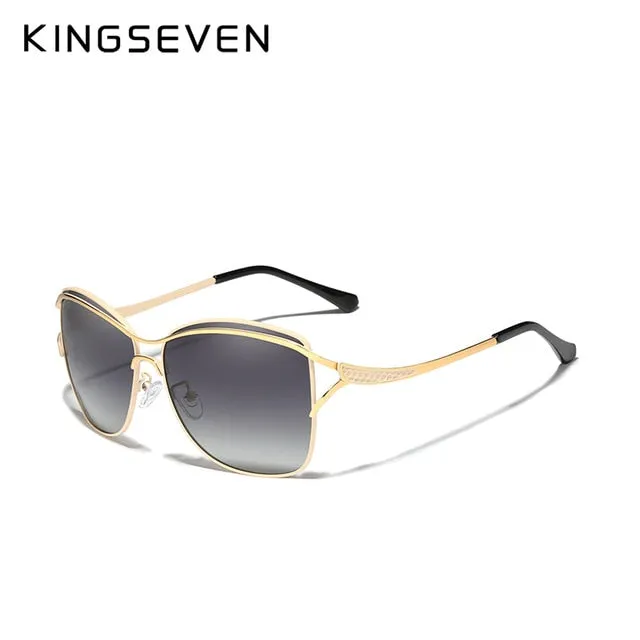 Kingseven Women's Sunglasses Polarized Luxury Gradient Lens N-7017