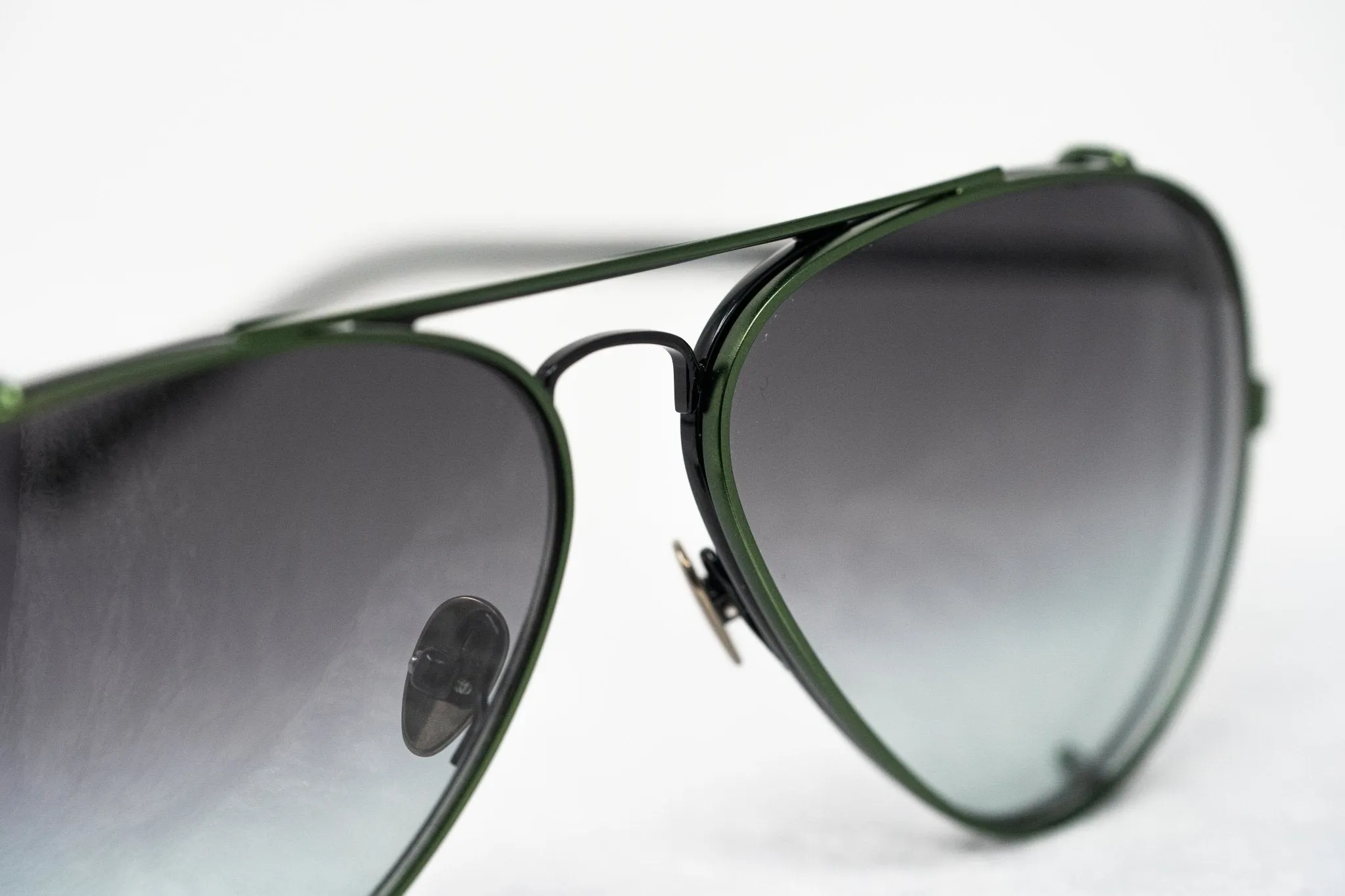 Kris Van Assche Sunglasses Green and Grey