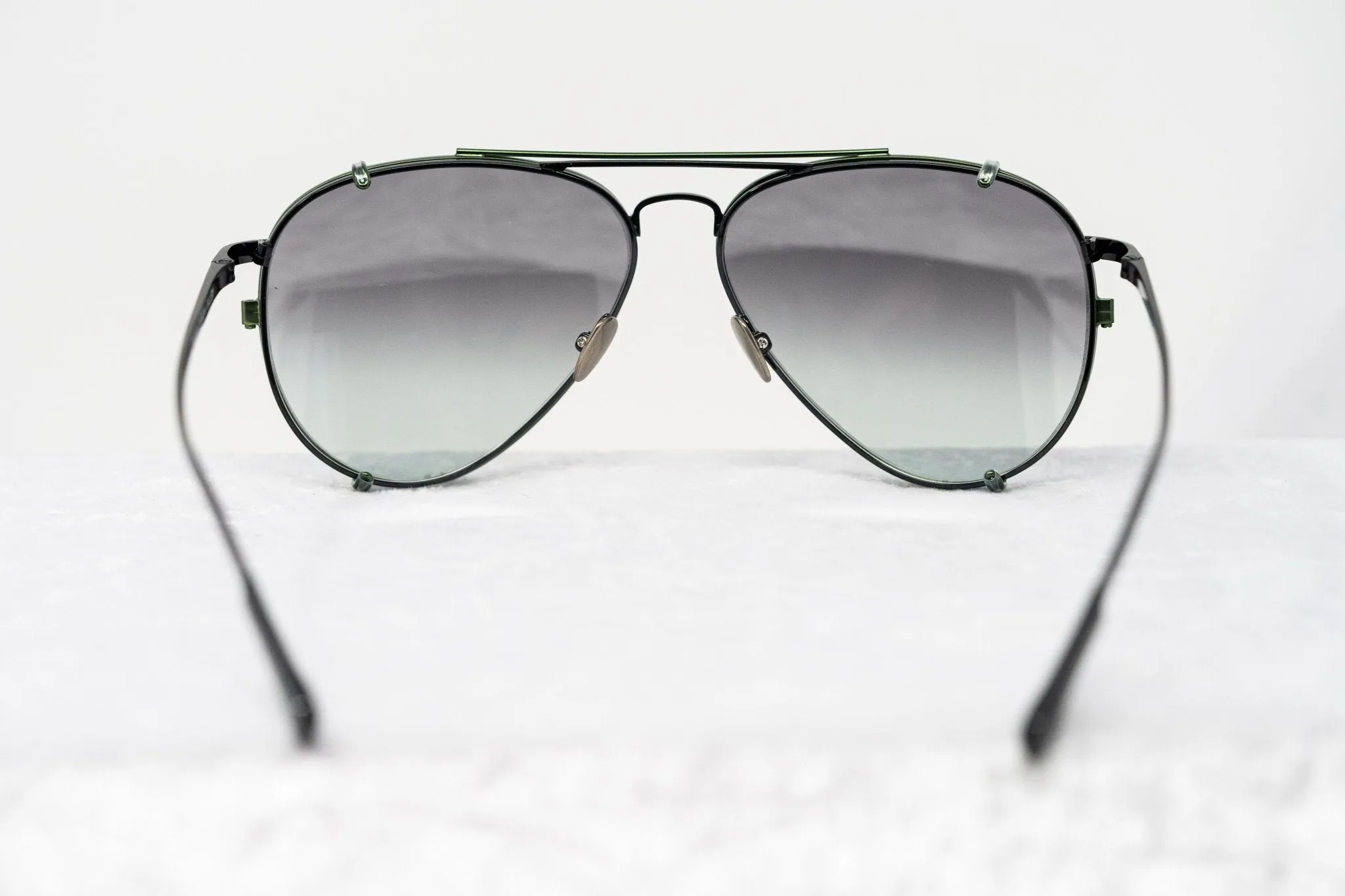 Kris Van Assche Sunglasses Green and Grey