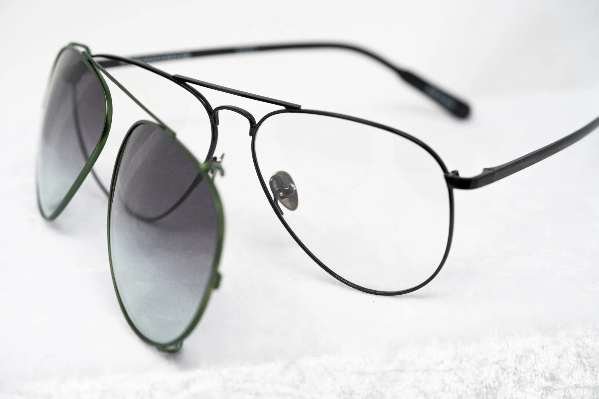 Kris Van Assche Sunglasses Green and Grey