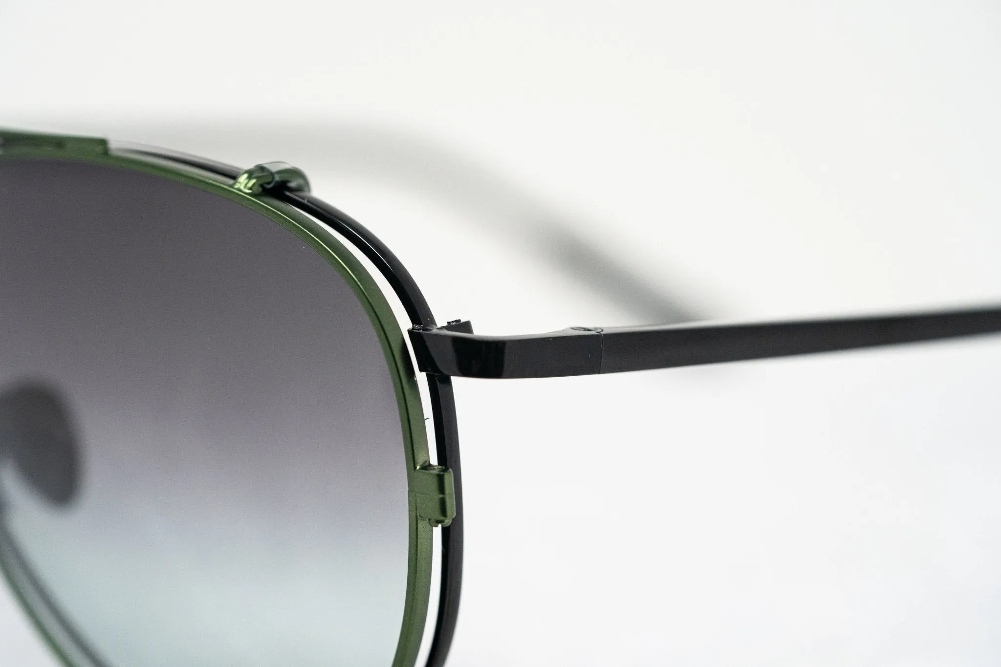 Kris Van Assche Sunglasses Green and Grey