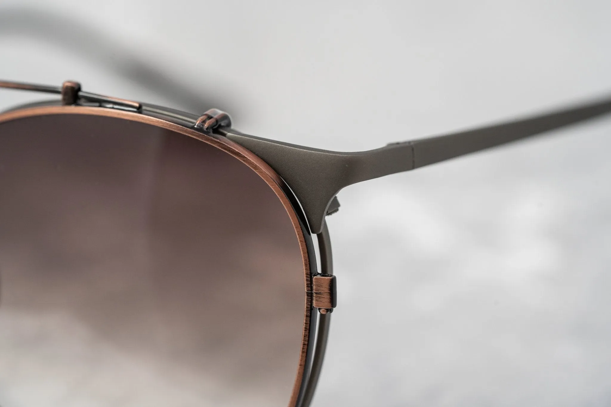 Kris Van Assche Sunglasses Round Bronze and Grey