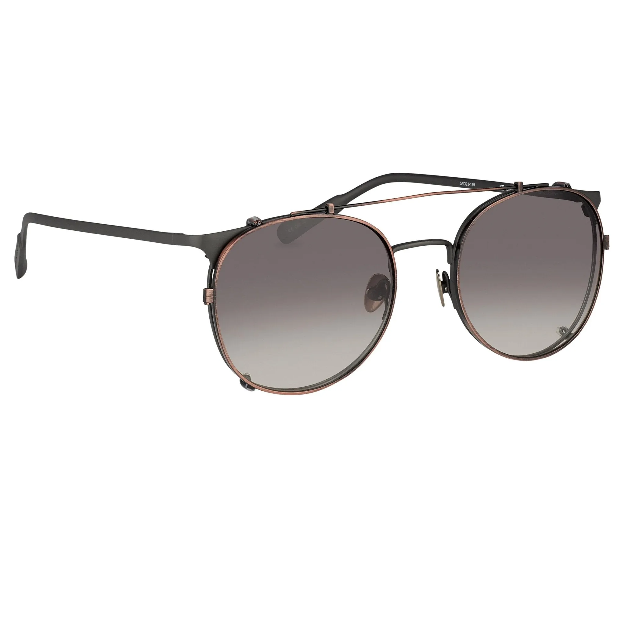 Kris Van Assche Sunglasses Round Bronze and Grey