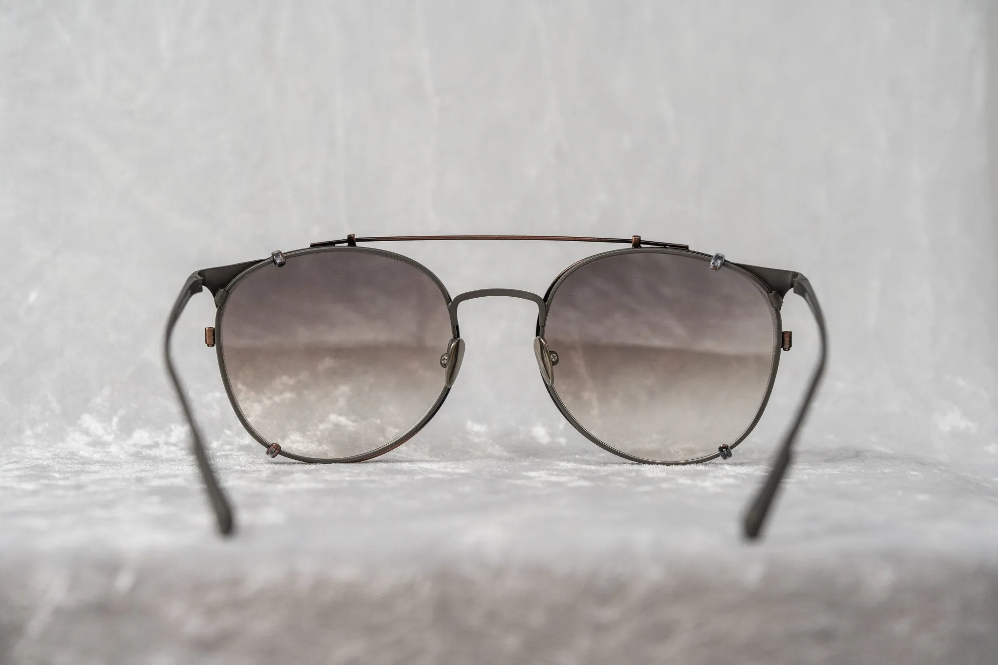 Kris Van Assche Sunglasses Round Bronze and Grey