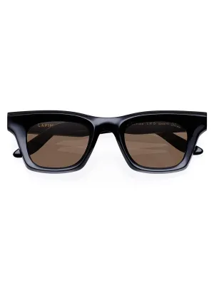 Leo Black Solid sunglasses