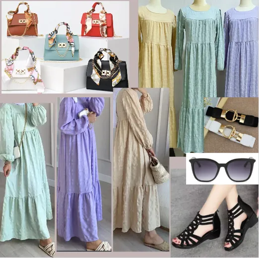 Loose Robe Fashion Dress. (Modest style dress)