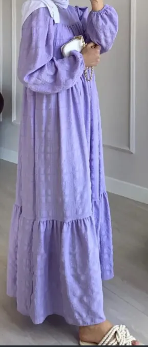 Loose Robe Fashion Dress. (Modest style dress)