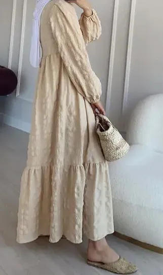 Loose Robe Fashion Dress. (Modest style dress)