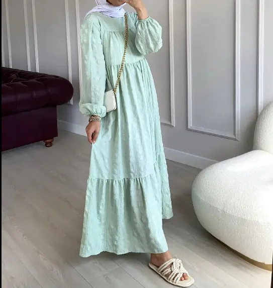 Loose Robe Fashion Dress. (Modest style dress)