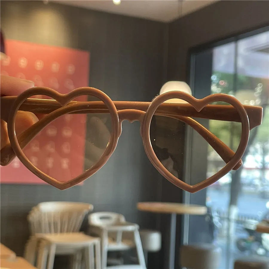 Love Gradient Children's Sunglasses Baby Sunglasses Glasses Candy Color Glasses Heart Shape Shape Jelly Color Sunglasses