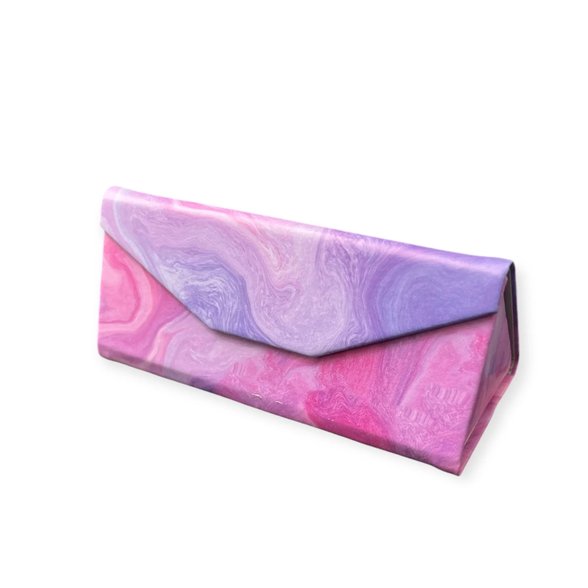 Lush Foldable Glasses Case - Purple/ Pink