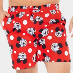 Mens Mickey Mouse Swim Trunks