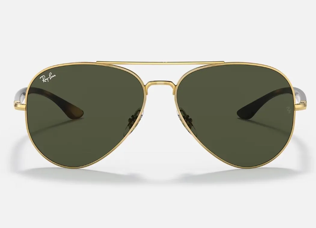 Mens Ray Ban Sunglasses Rb3675 Polished Gold/ Green Sunnies