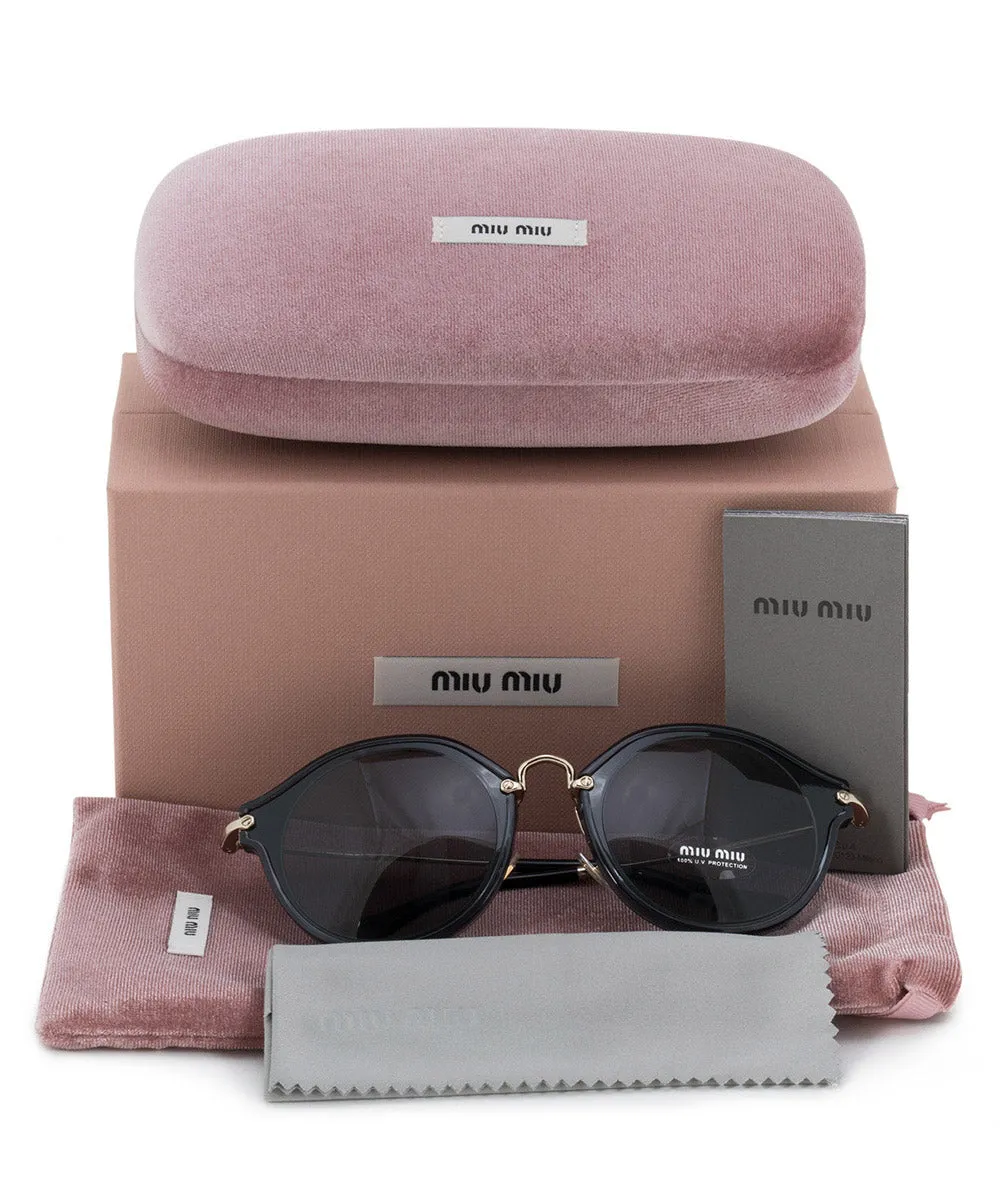 Miu Miu Round Sunglasses SMU51SS 1AB9K1 49