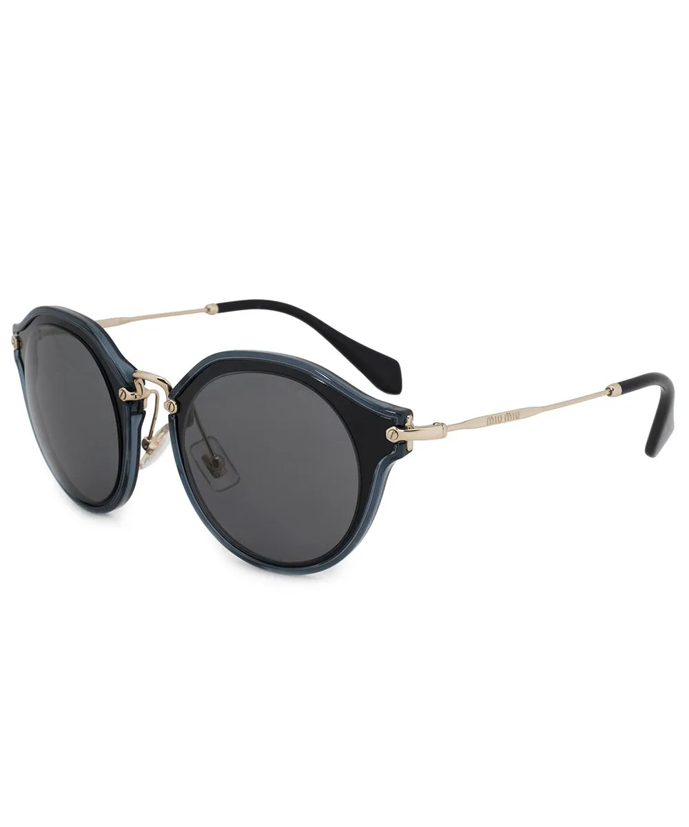 Miu Miu Round Sunglasses SMU51SS 1AB9K1 49