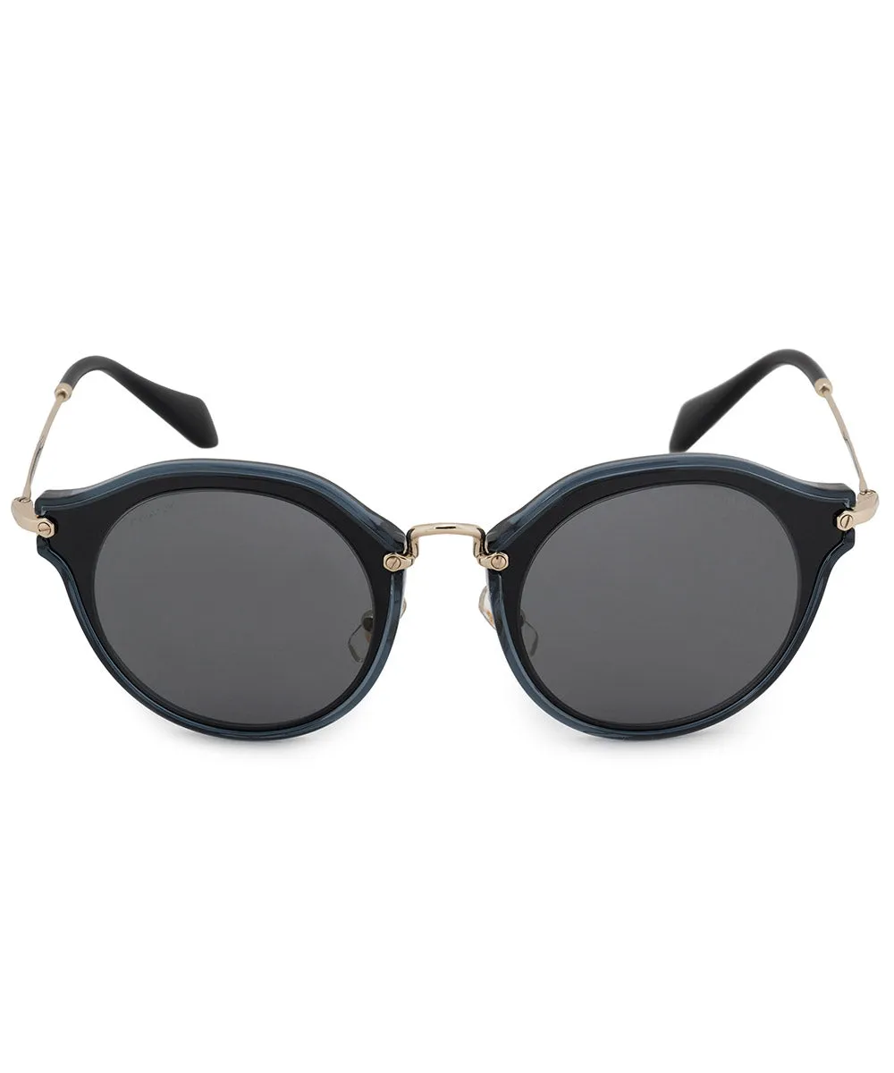 Miu Miu Round Sunglasses SMU51SS 1AB9K1 49