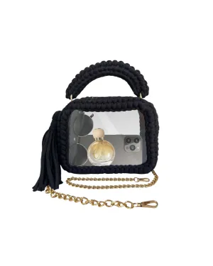 Mona Woven Clear Bag