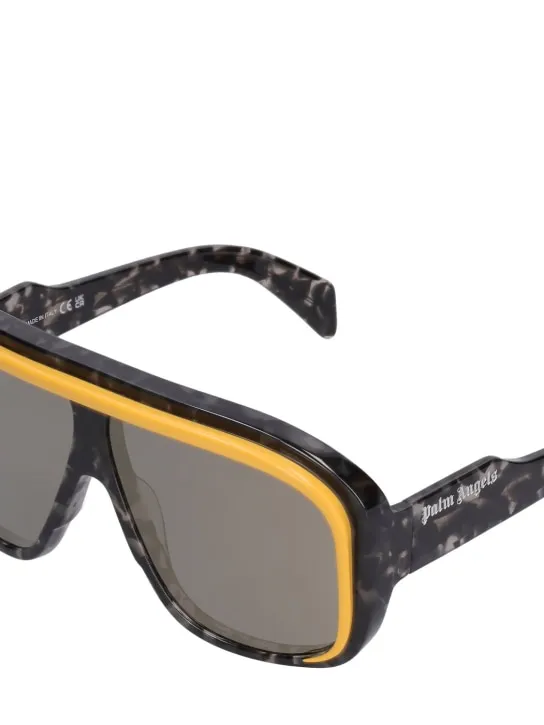 Moncler   Vintage-inspired shield sunglasses 