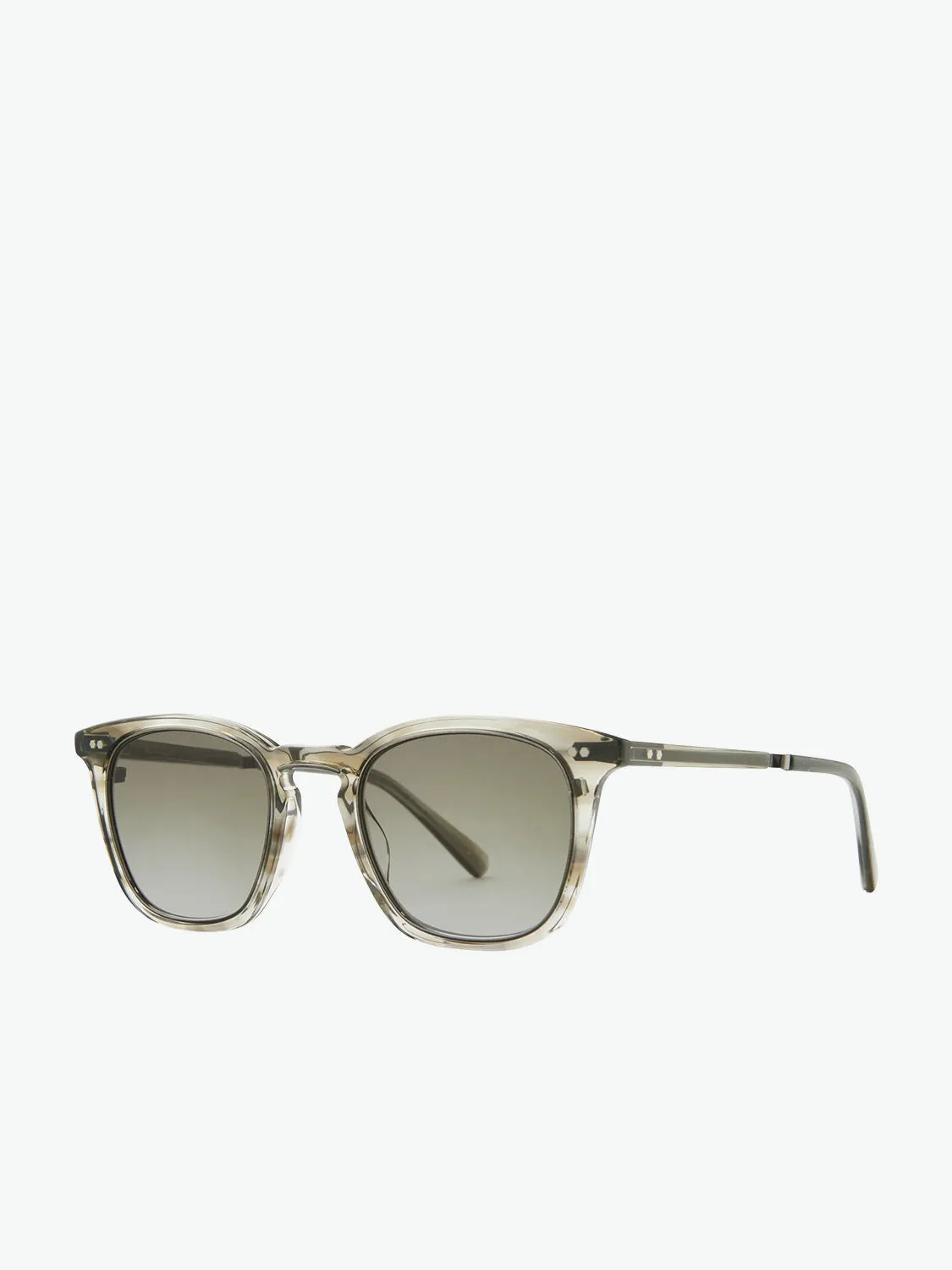 Mr. Leight Square Grey Tortoise Sunglasses