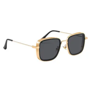 Must Have Stylish Sunglasses For Men & Boys (Golden-Black)