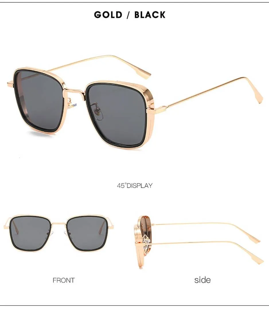 Must Have Stylish Sunglasses For Men & Boys (Golden-Black)