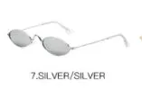 Narrow Small Round Sunglasses