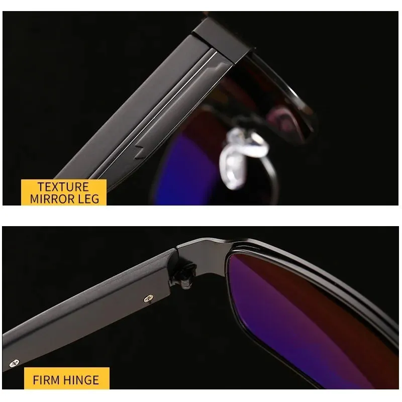 New Men's Polarized Sunglasses High-Quality Driving Fishing Sun Glasses For Men Vintage Metal Male Shades Man Anti-glare UV400