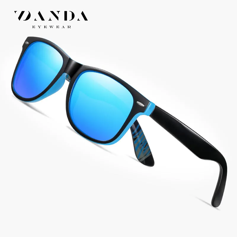 New polarized glasses, fashionable European and American sunglasses, same style retro sunglasses for men and women