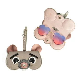 PU Sunglasses Bag Cute Quirky Sunglasses Box(Cute Mouse)