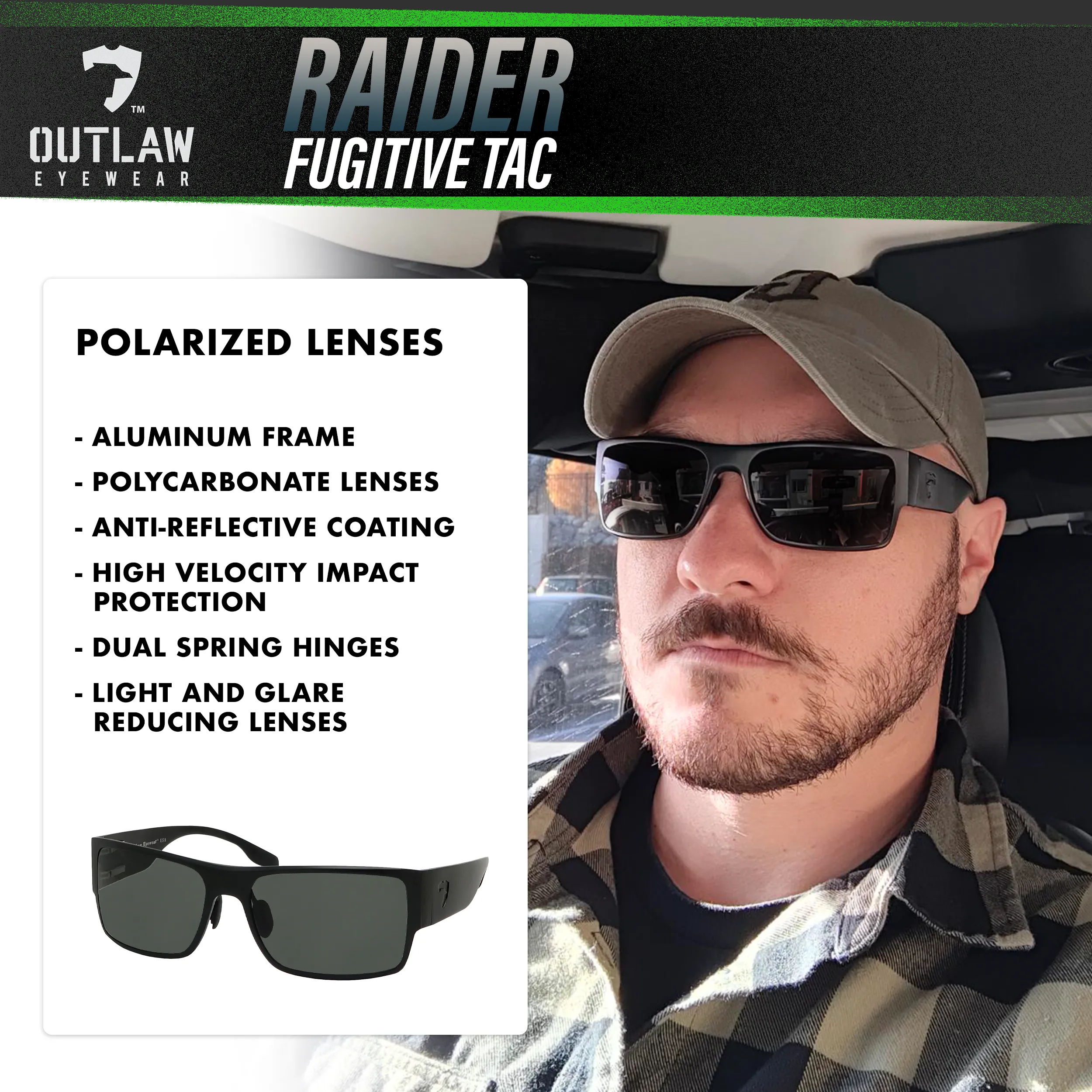 Raider TAC Black / Polarized