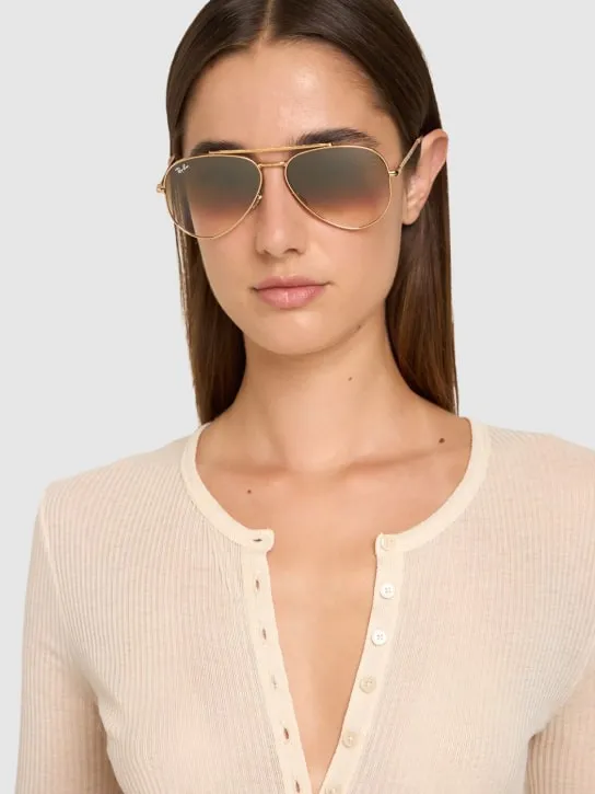 Ray-Ban   New aviator metal sunglasses 