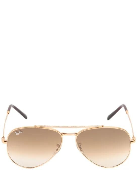 Ray-Ban   New aviator metal sunglasses 