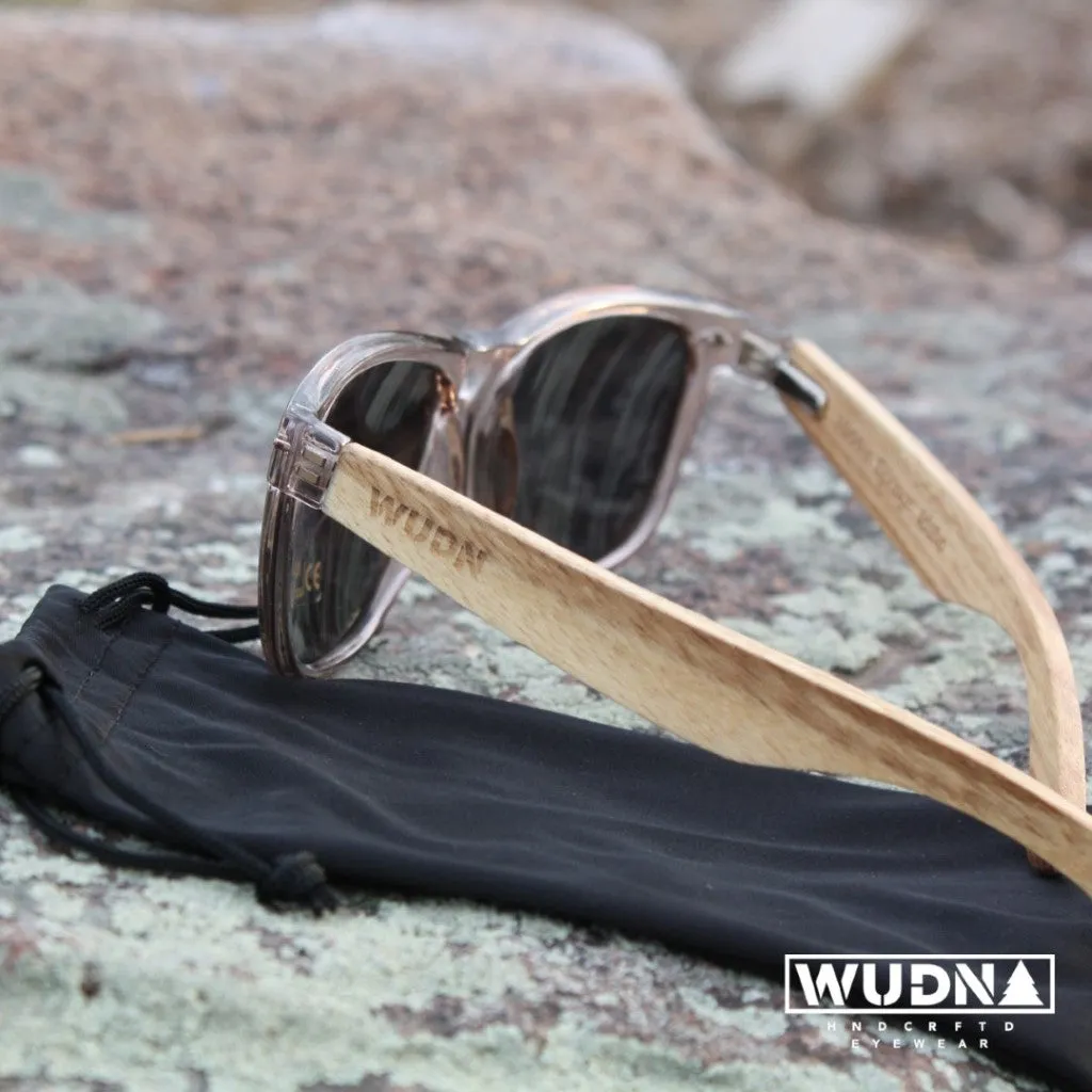 Real Zebra Wood Wanderer Sunglasses by WUDN