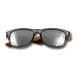 Real Zebra Wood Wanderer Sunglasses by WUDN