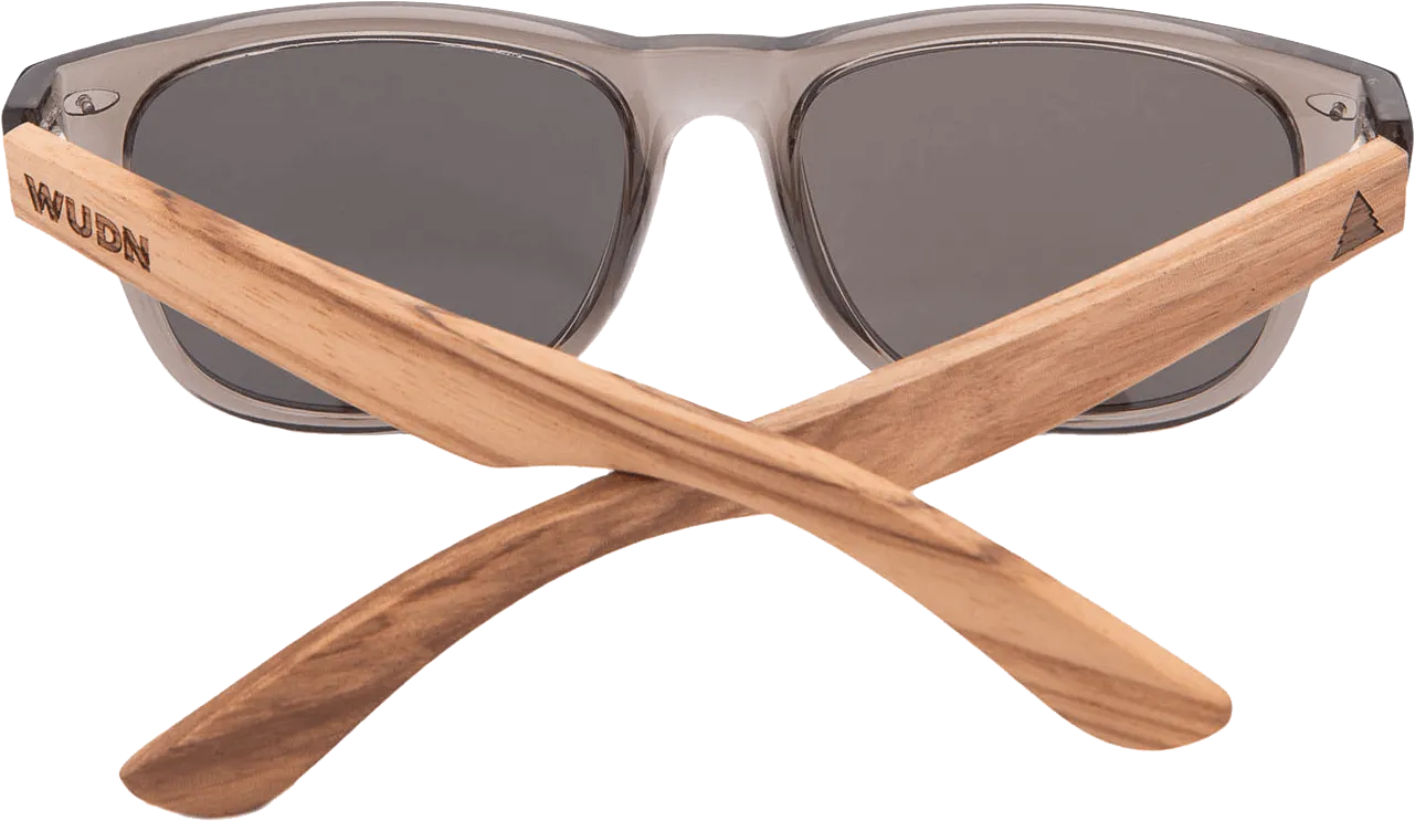 Real Zebra Wood Wanderer Sunglasses by WUDN