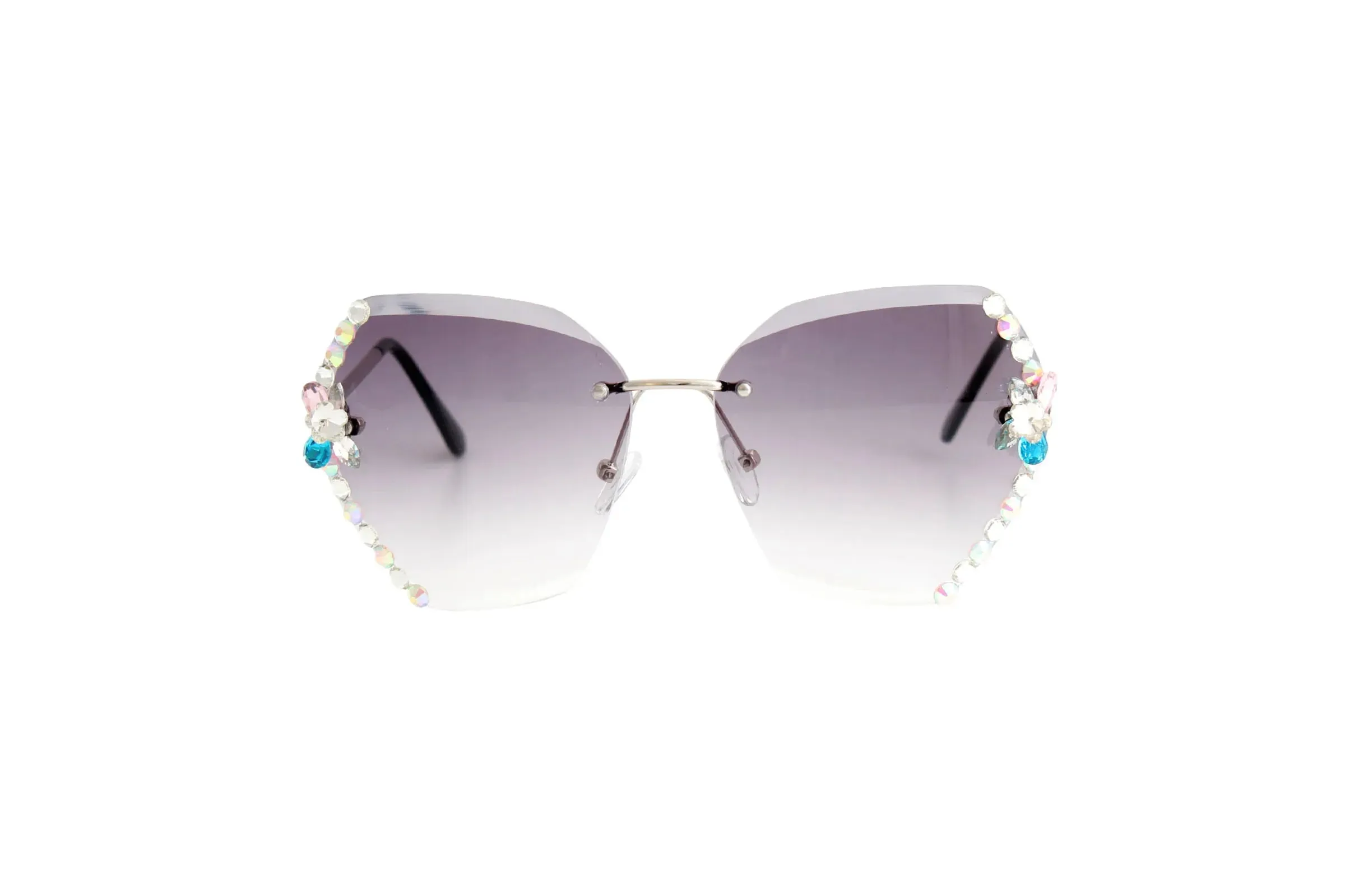 Rhinestone Edge Sunglasses