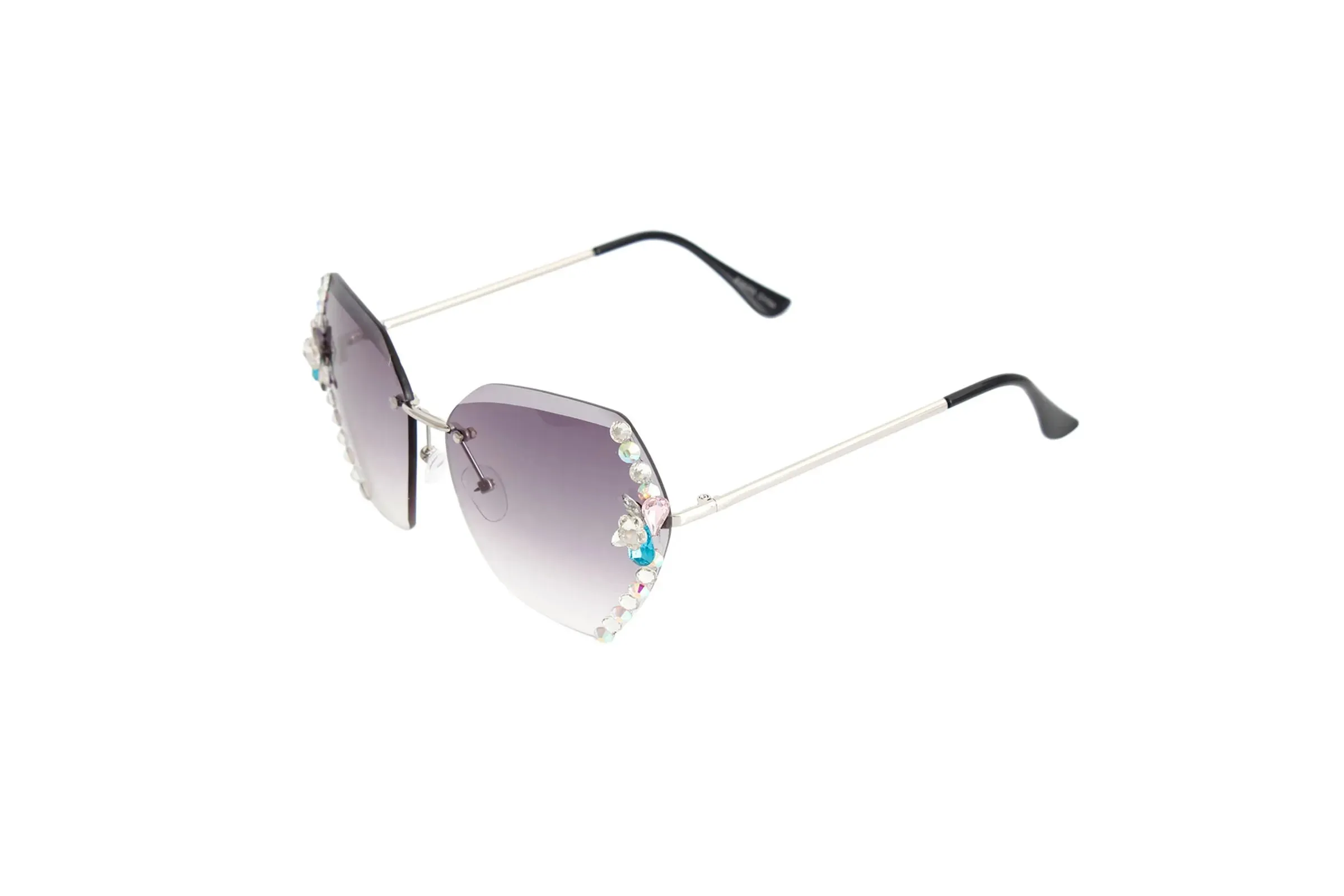 Rhinestone Edge Sunglasses