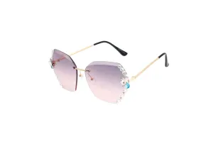 Rhinestone Edge Sunglasses