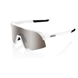 Ride 100 S3 Matte White - HiPER Silver Mirror Lens