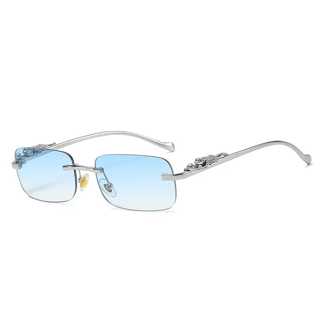 Rimless Square Sunglasses