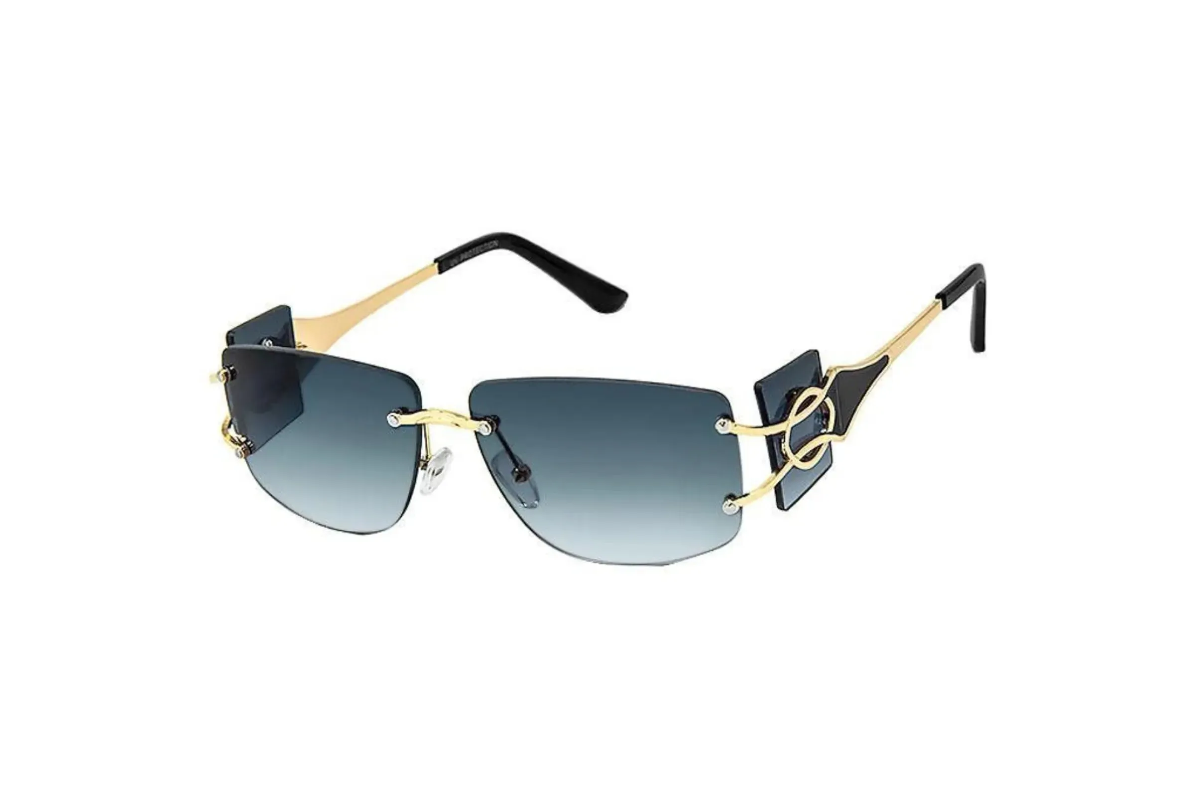 Rimless Temple Sunglasses