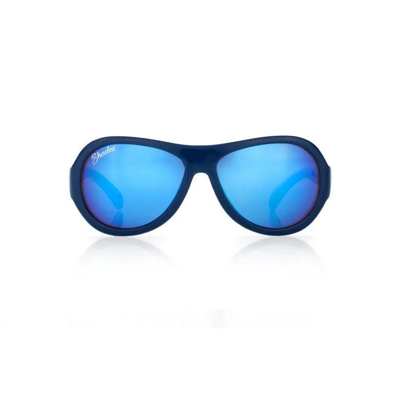 SHADEZ Kids Sunglasses Designers Anchor Print Blue Junior: 3-7 years