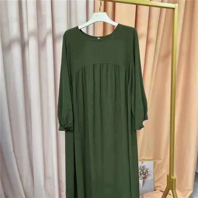 Solid Color Abayas for Women (Modest style dress)